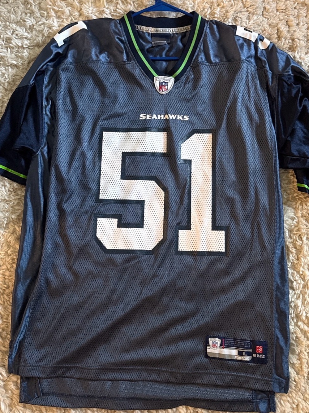 Lofa Tatupu Reebok Seahawks Jersey